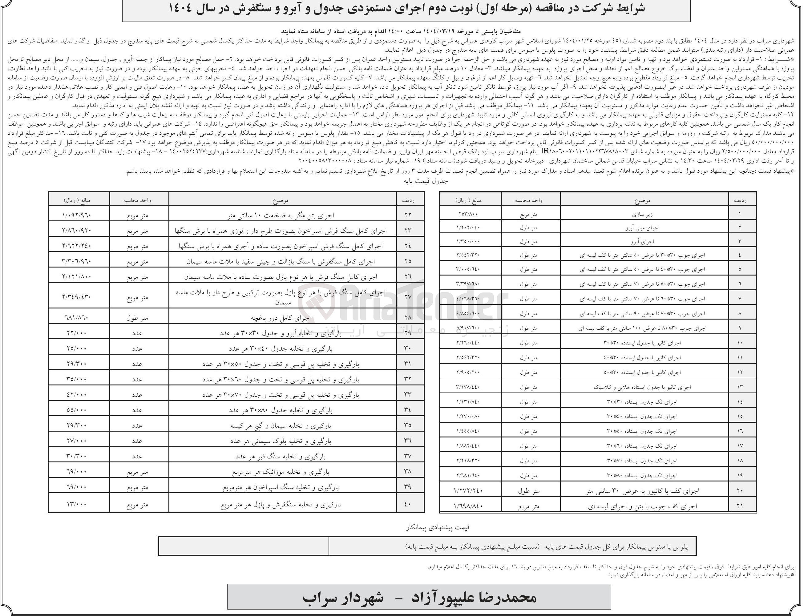 تصویر کوچک آگهی بارگیری و تخلیه پل قوسی و تخت و جدول 70×30 هر عدد