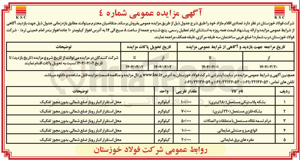 تصویر کوچک آگهی بشکه پلاستیکی مستعمل ( ۱۸۰ لیتری ) 
