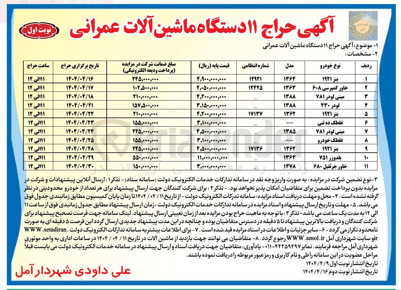 تصویر کوچک آگهی فروش خاور کمپرسی 608