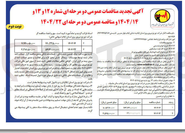 تصویر کوچک آگهی خرید انواع پایه بتنی