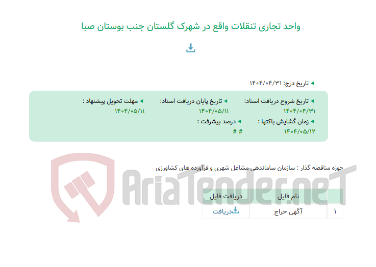 تصویر کوچک آگهی واحد تجاری تنقلات واقع در شهرک گلستان جنب بوستان صبا