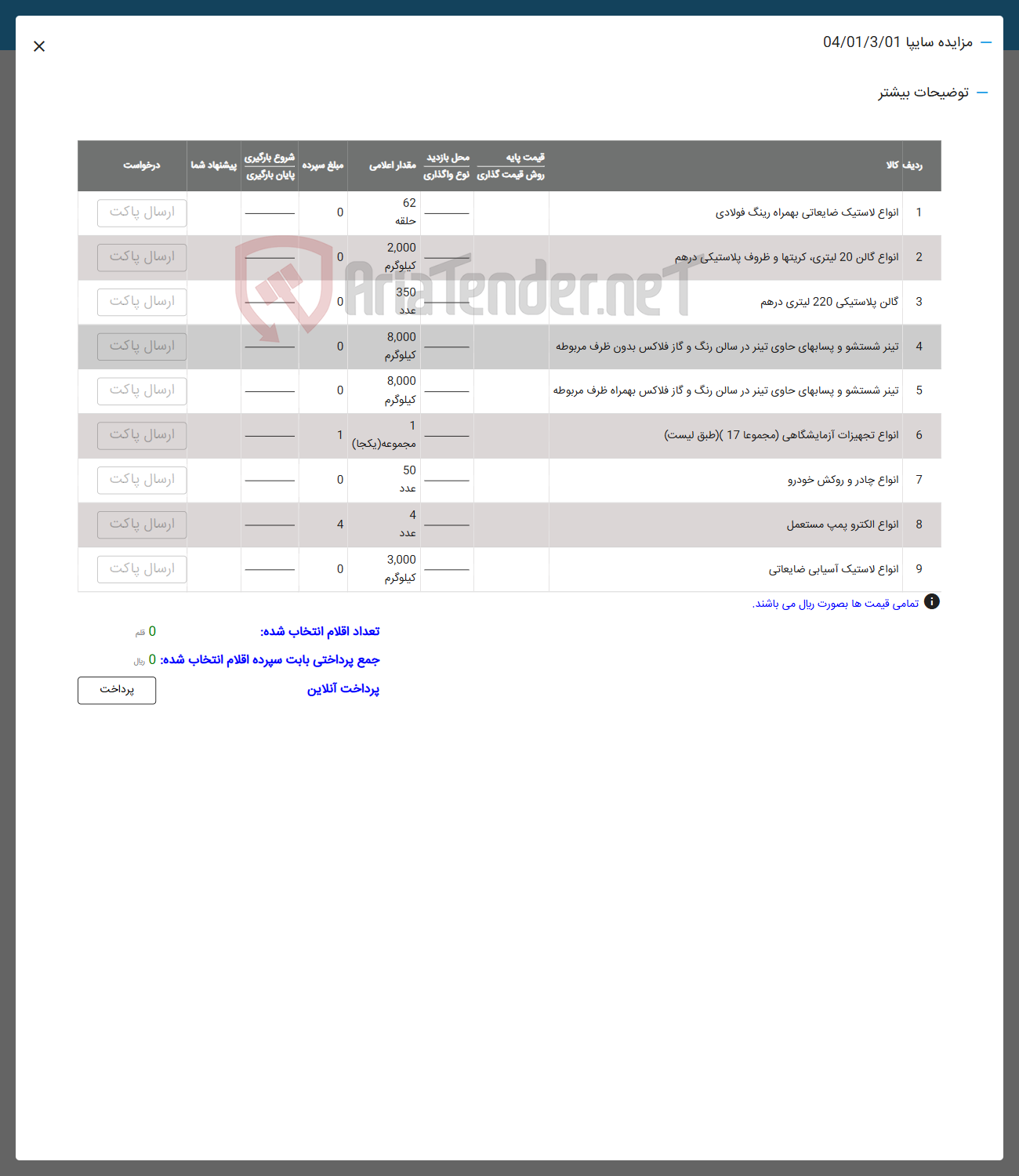 تصویر کوچک آگهی 4 لیتر شستشو و پسابهای حاوی لیتر در سالن رنگ و کار فلاکس بدون ظرف مربوطه 

