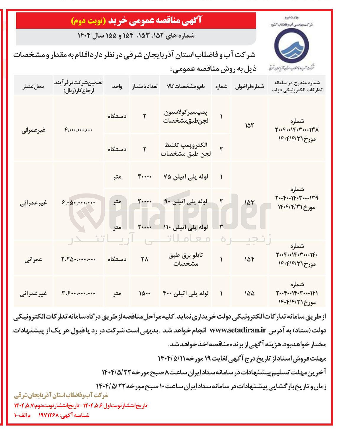 تصویر کوچک آگهی تابلو برق طبق مشخصات 
