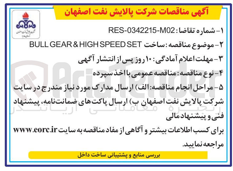 تصویر کوچک آگهی ساخت SET SPEED HIGH & GEAR BULL