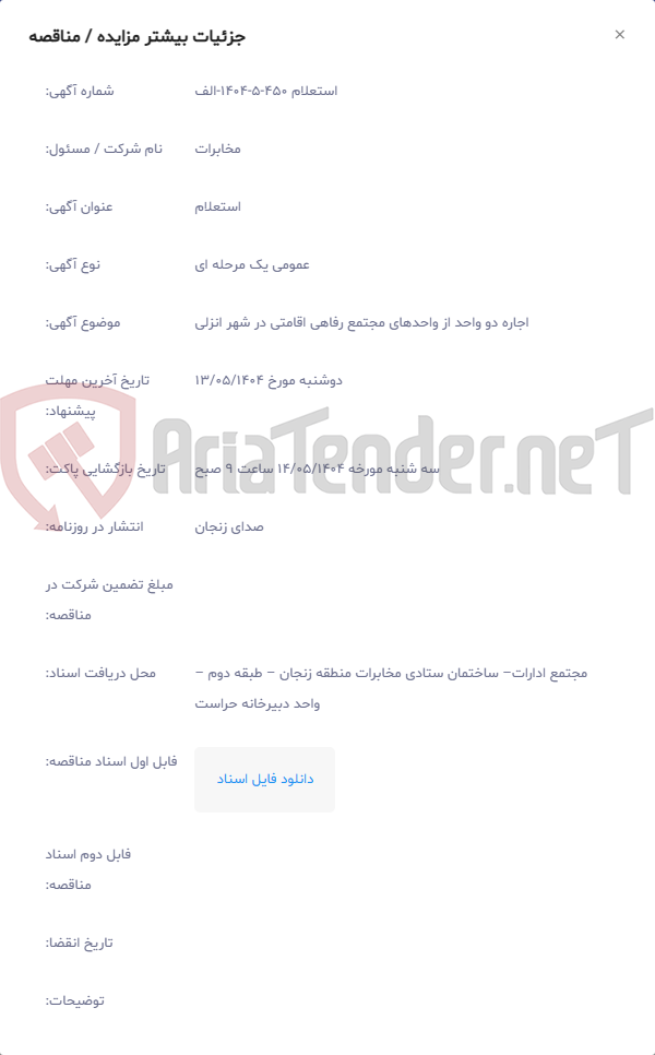 تصویر کوچک آگهی اجاره دو واحد از واحدهای مجتمع رفاهی اقامتی در شهر انزلی