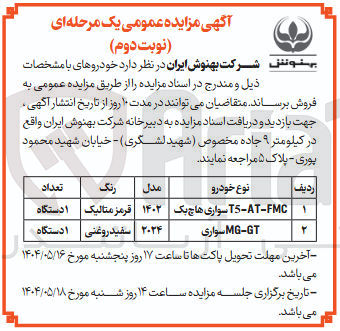 تصویر کوچک آگهی FMC - AT - T سواری هاچ بک 
