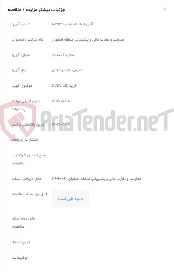 تصویر کوچک آگهی خرید راک OCDC