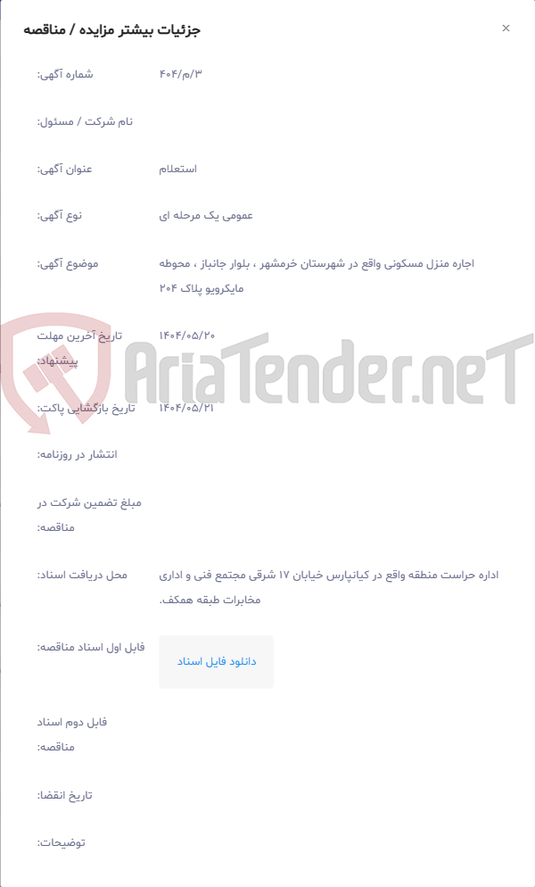 تصویر کوچک آگهی اجاره منزل مسکونی واقع در شهرستان خرمشهر ، بلوار جانباز ، محوطه مایکرویو پلاک 204