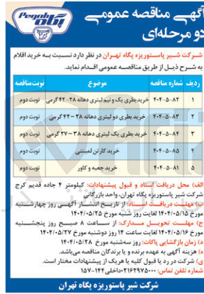 تصویر کوچک آگهی خرید بطری یک و نیم لیتری دهانه ۲۸-۴۲ گرمی