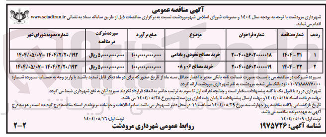 تصویر کوچک آگهی خرید مصالح نخودی و بادامی 
