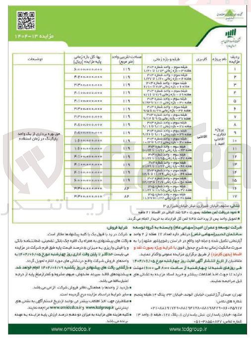 تصویر کوچک آگهی فروش آپارتمان