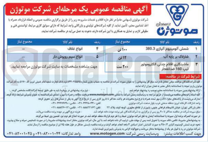 تصویر کوچک آگهی خرید 12 تن شارلاک بر پایه آب