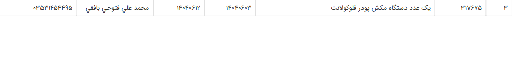 تصویر کوچک آگهی یک عدد دستگاه مکش پودر فلوکولانت