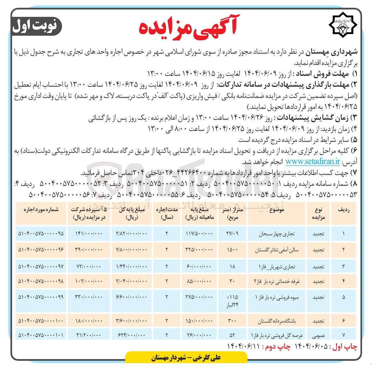 تصویر کوچک آگهی اجاره سالن آمفی تئاتر گلستان
