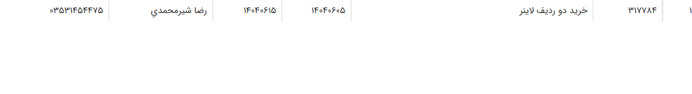 تصویر کوچک آگهی خرید دو ردیف لاینر