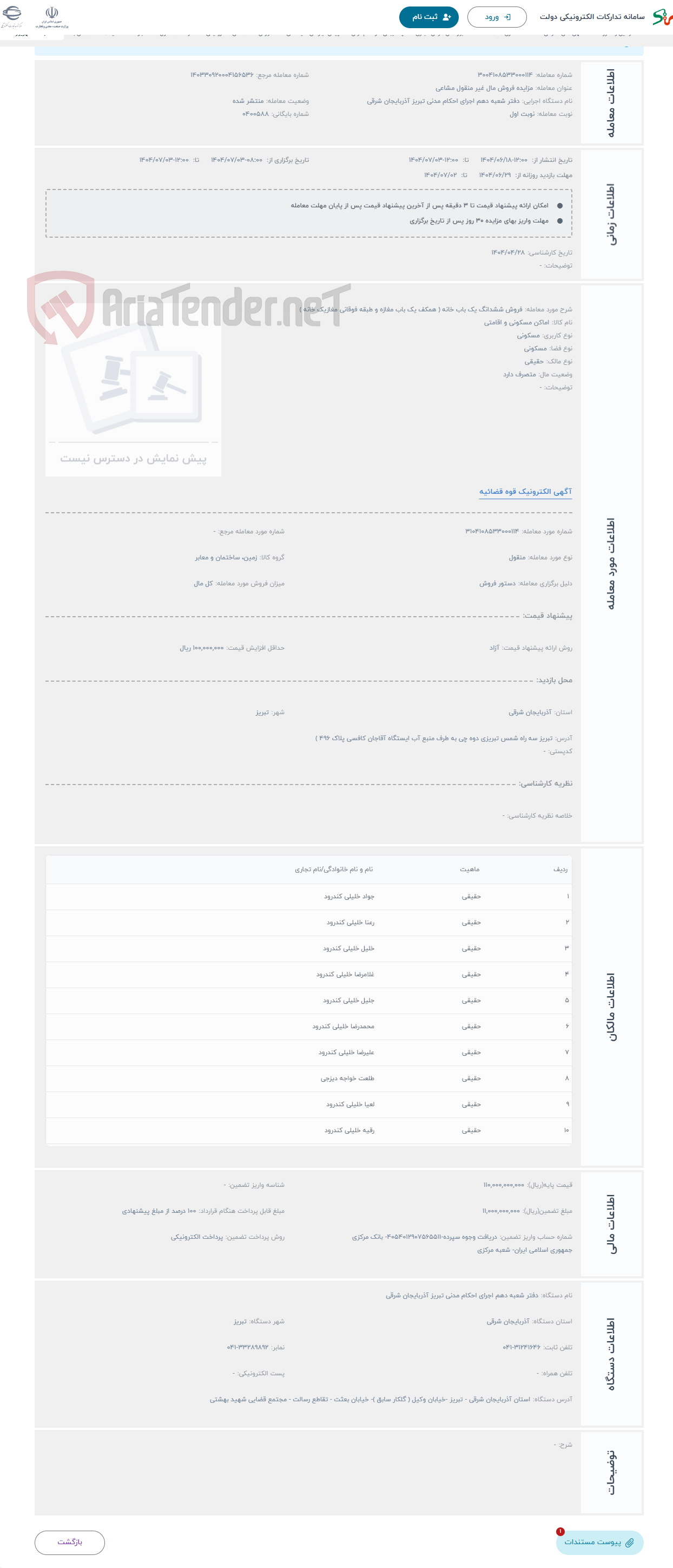 تصویر کوچک آگهی حراج فروش ششدانگ یک باب خانه ( همکف یک باب مغازه و طبقه فوقانی مغازیک خانه )