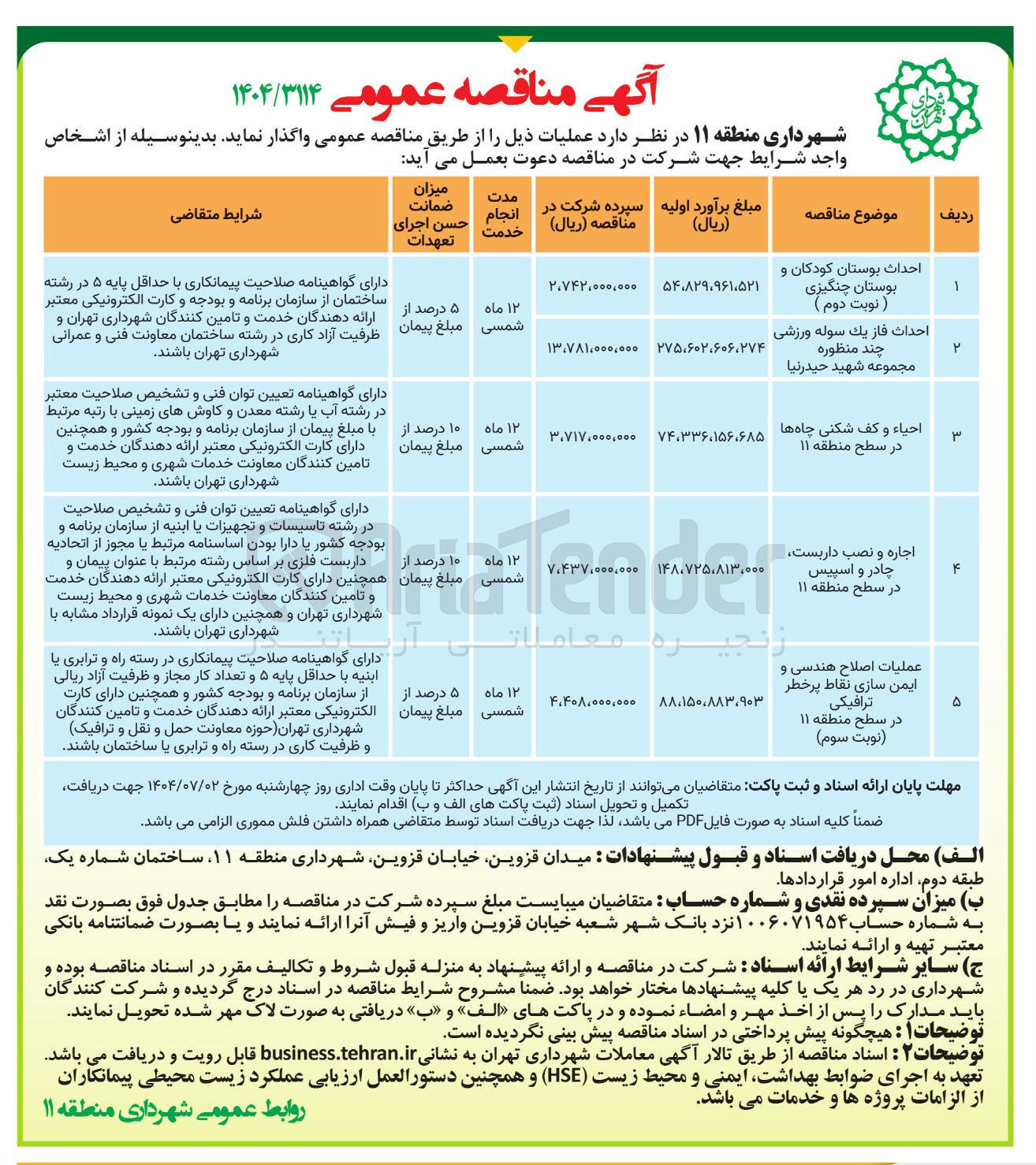 تصویر کوچک آگهی احیاء و کف شکنی چاه ها