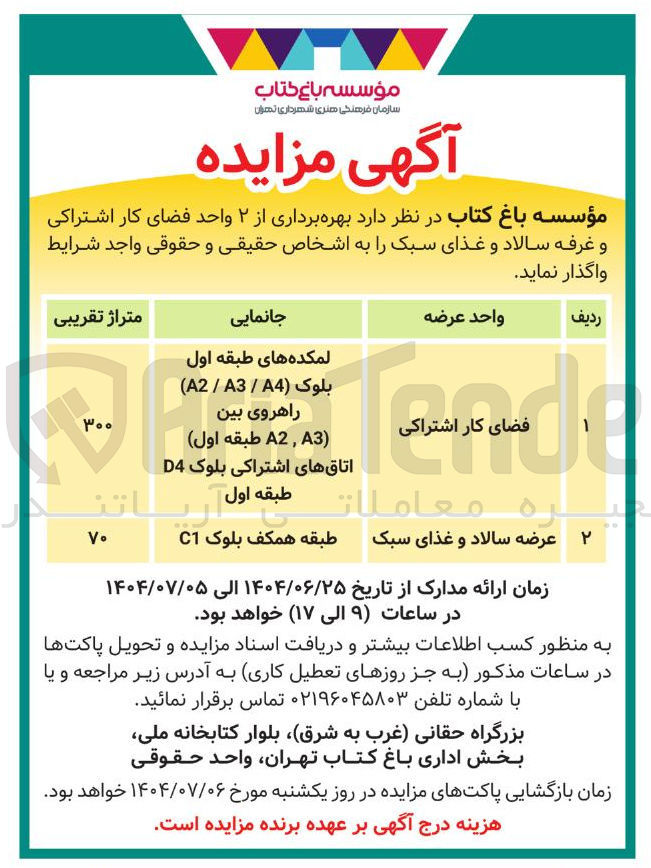 تصویر کوچک آگهی عرضه سالاد و غذای سبک