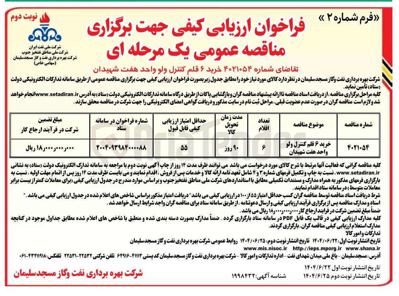 تصویر کوچک آگهی خرید ۶ قلم کنترل ولو 