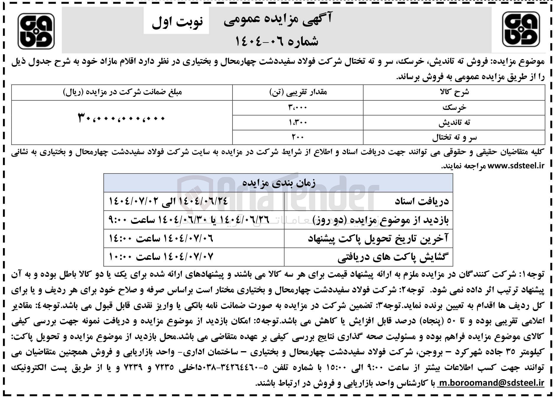 تصویر کوچک آگهی ته تاندیش