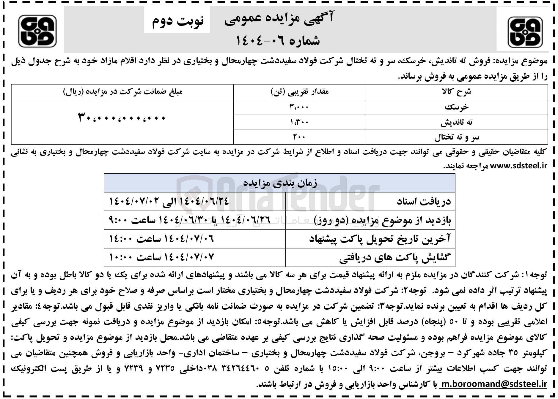 تصویر کوچک آگهی  فروش ته تاندیش، خرسک، سر و ته تختال
