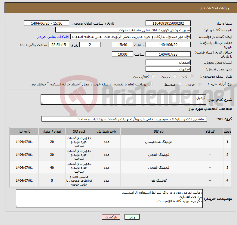 تصویر کوچک آگهی نیاز کالا-فیمیل