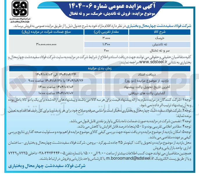 تصویر کوچک آگهی فروش ته تاندیش، خرسک، سر و ته تختال 
