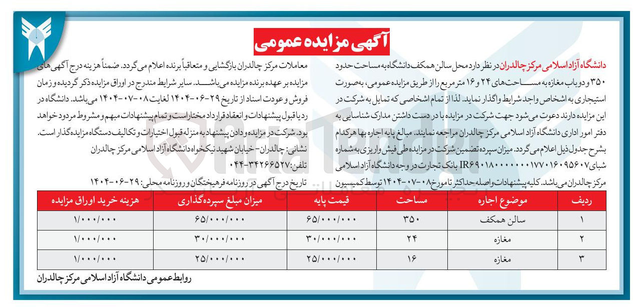 تصویر کوچک آگهی مغازه