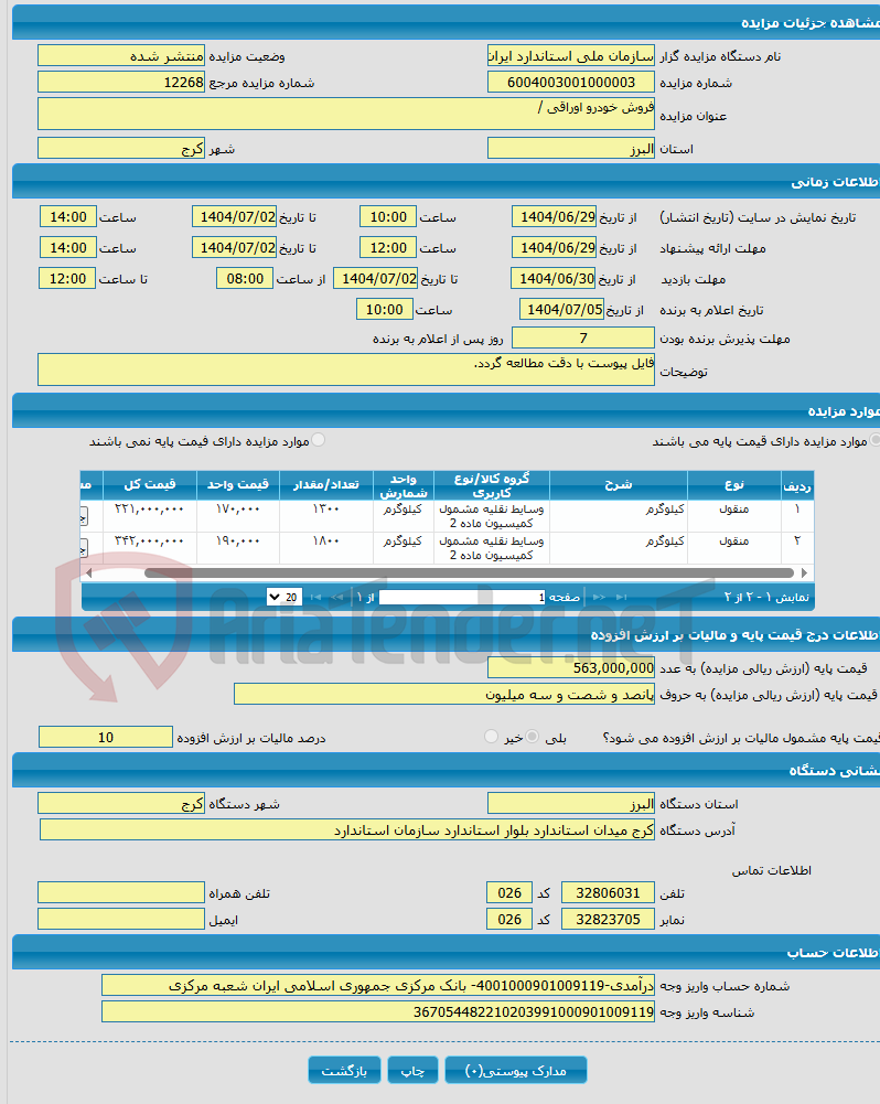 تصویر کوچک آگهی فروش خودرو اوراقی /