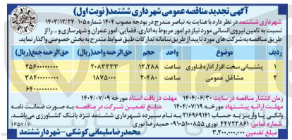 تصویر کوچک آگهی مشاغل عمومی 
