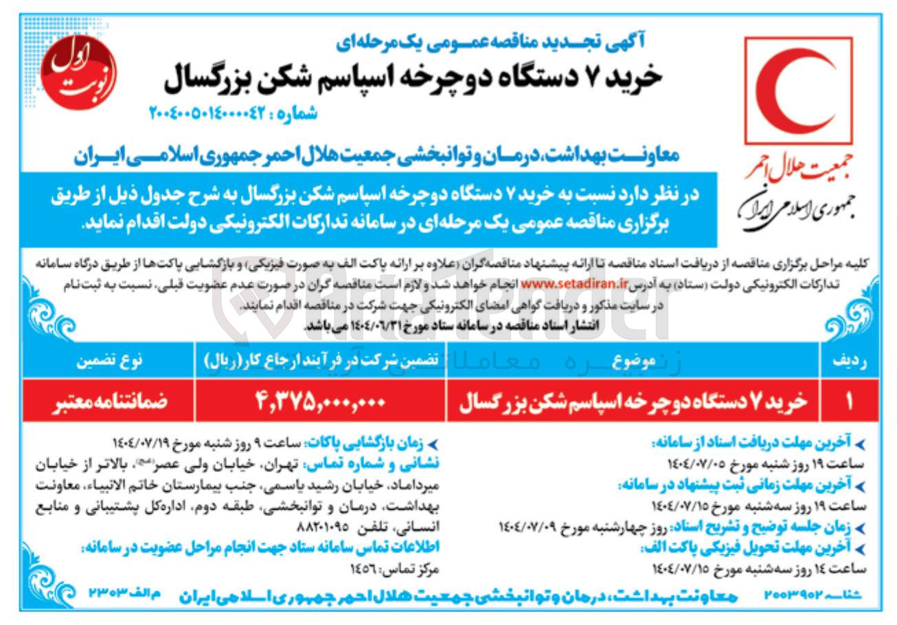 تصویر کوچک آگهی ۱ خرید ۷ دستگاه دوچرخه اسپاسم شکن بزرگسال 
