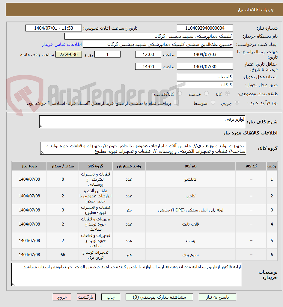 تصویر کوچک آگهی لوازم برقی