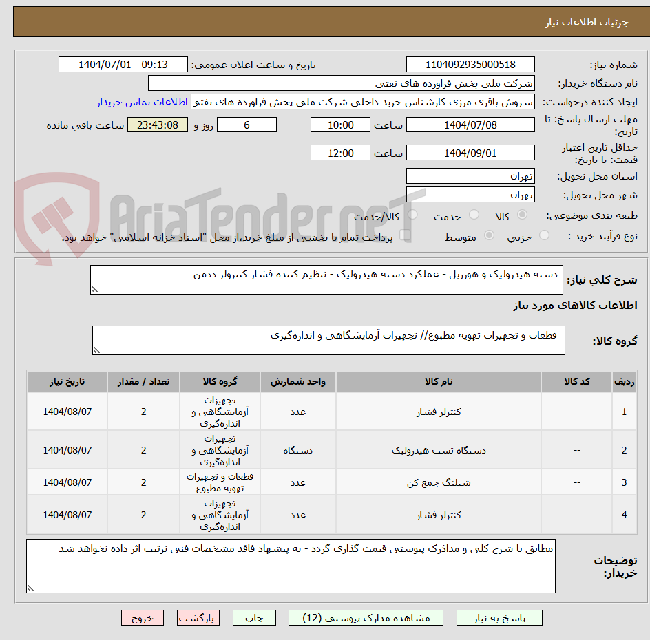 تصویر کوچک آگهی  دسته هیدرولیک و هوزریل - عملکرد دسته هیدرولیک - تنظیم کننده فشار کنترولر ددمن 