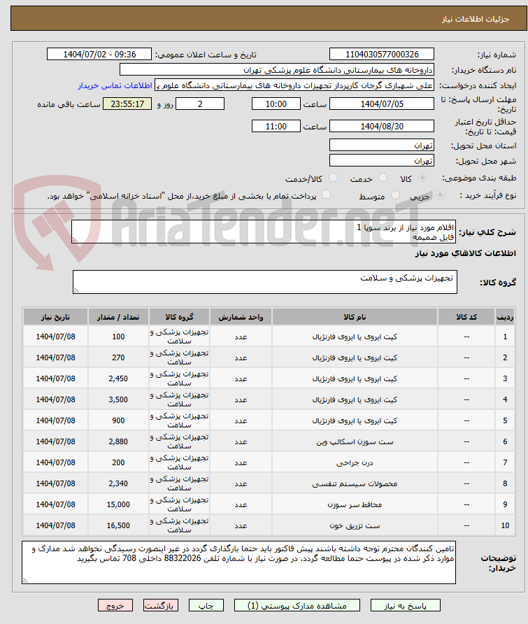 تصویر کوچک آگهی اقلام مورد نیاز از برند سوپا 1
فایل ضمیمه
