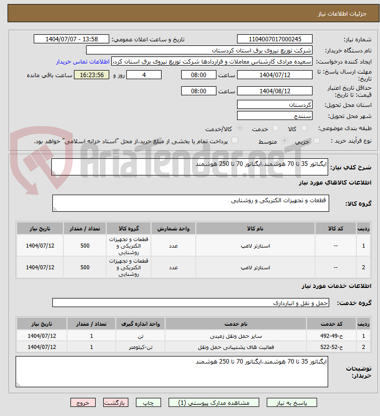 تصویر کوچک آگهی ایگناتور 35 تا 70 هوشمند،ایگناتور 70 تا 250 هوشمند