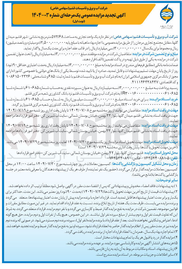 تصویر کوچک آگهی یک واحد تجاری