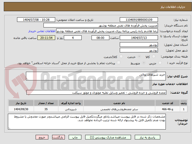 تصویر کوچک آگهی خرید شیرهای پدالی