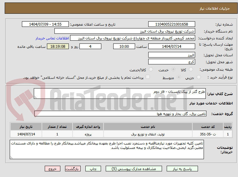 تصویر کوچک آگهی طرح گذر از پیک تابستان - فاز دوم