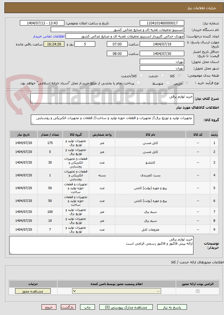 تصویر کوچک آگهی خرید لوازم برقی
