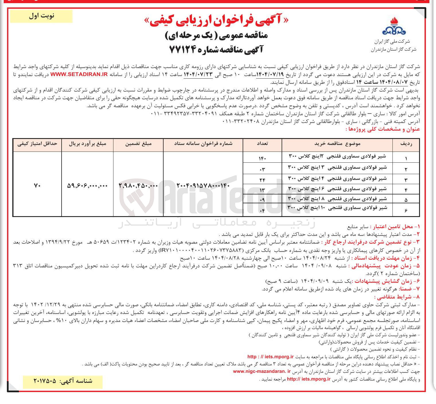 تصویر کوچک آگهی خرید شیر فولادی سماوری فلنجی 2، 3، 4، 6، 8، 10 اینچ کلاس ۳۰۰ 