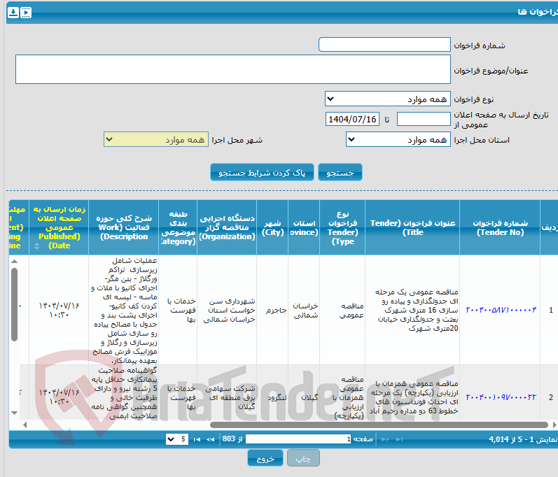 تصویر کوچک آگهی مناقصه عمومی دو مرحله‌ای خرید تیوب باندل مبدل های پالایشگاه