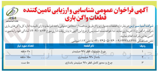 تصویر کوچک آگهی خرید بانداژ ۹۲۰ میلیمتری