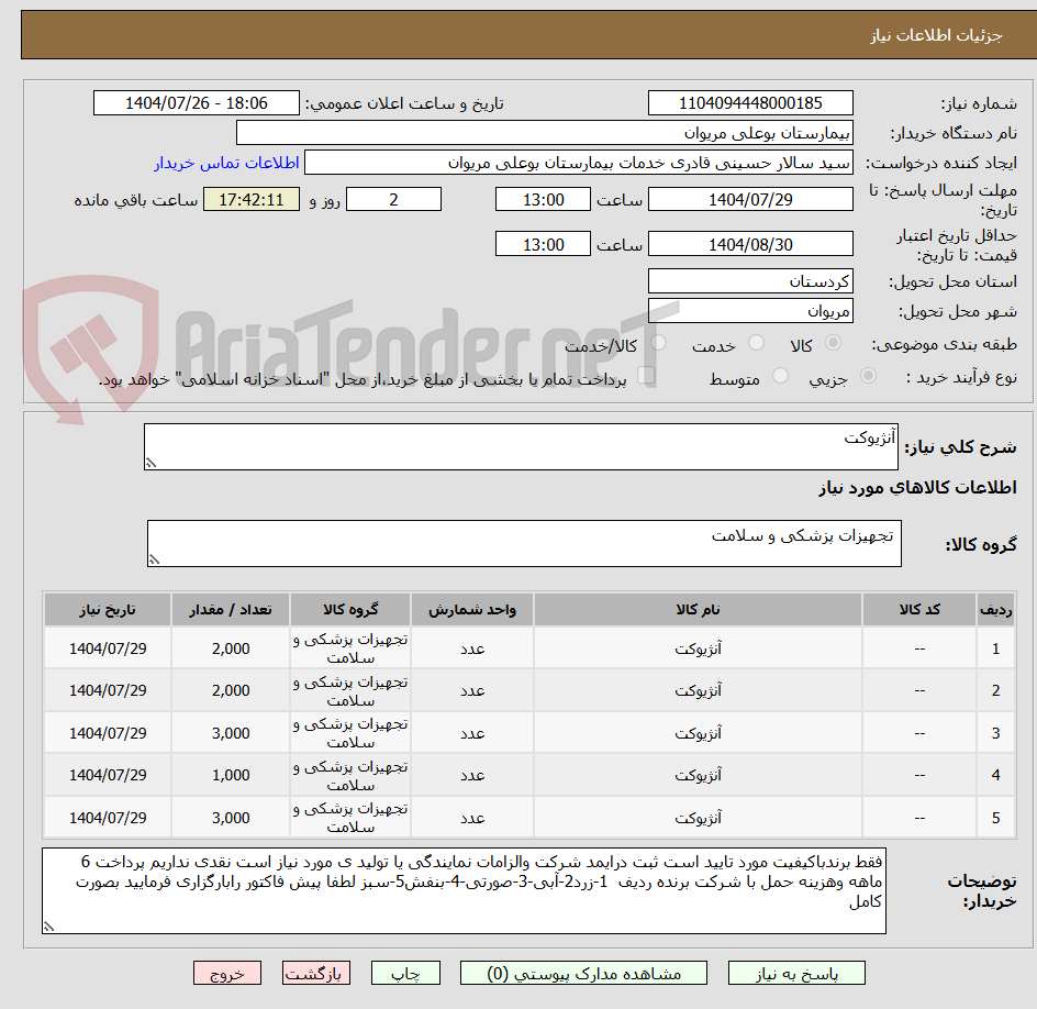 تصویر کوچک آگهی آنژیوکت