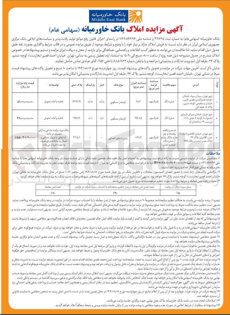 تصویر کوچک آگهی فروش املاک در 3 ردیف با کاربری مسکونی