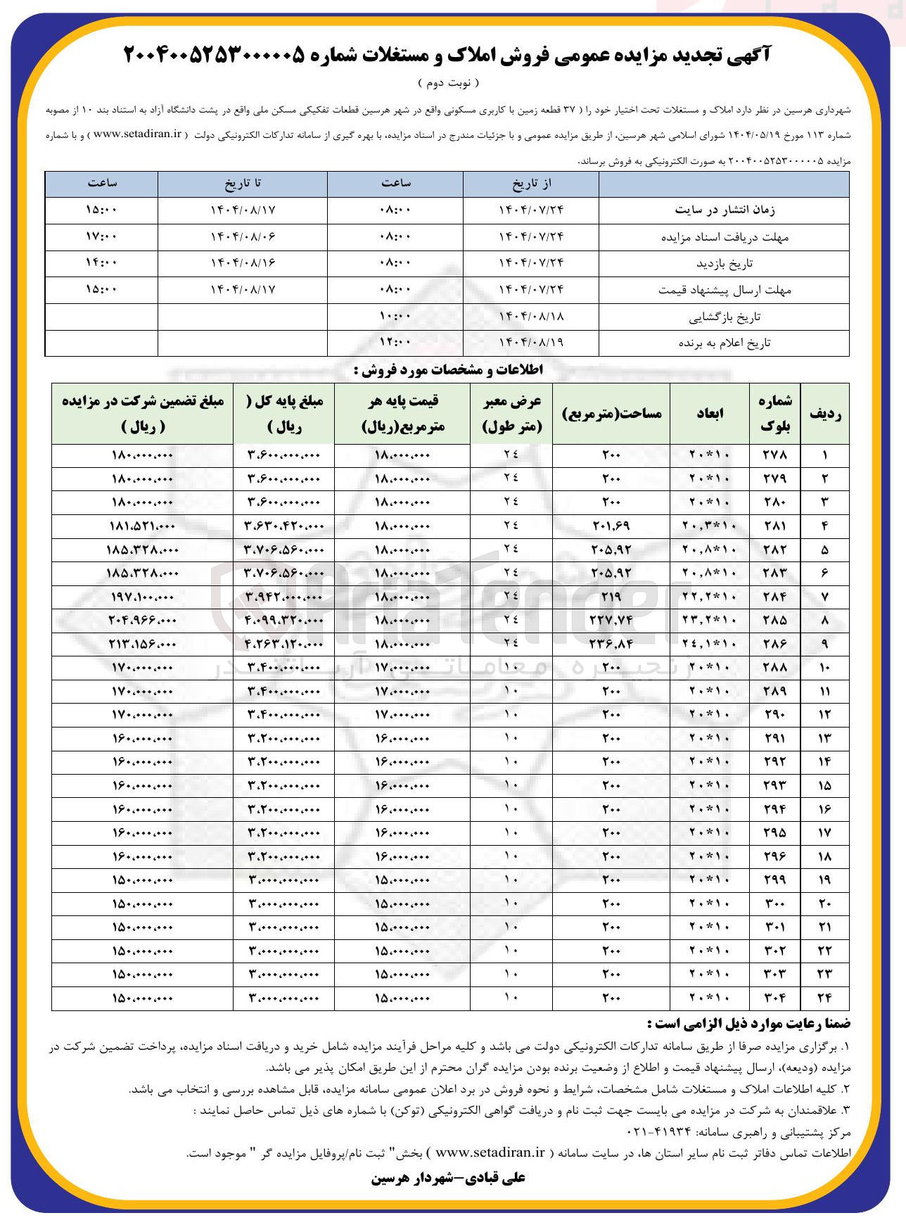 تصویر کوچک آگهی فروش املاک و مستغلات 37 قطعه زمین با کاربری مسکونی