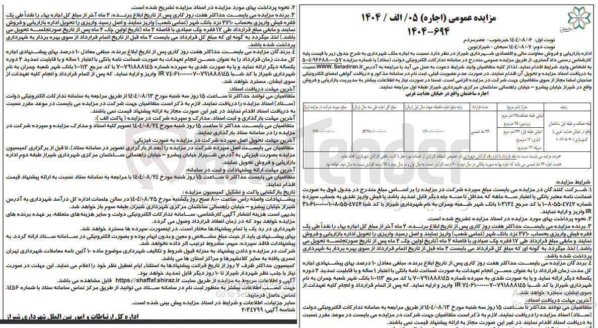 تصویر کوچک آگهی اجاره ملک