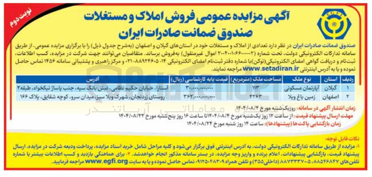 تصویر کوچک آگهی فروش املاک با کاربری آپارتمان مسکونی - زمین باغ ویلا