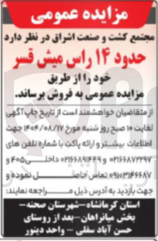 تصویر کوچک آگهی فروش 
حدود ۱۴ راس میش قسر 