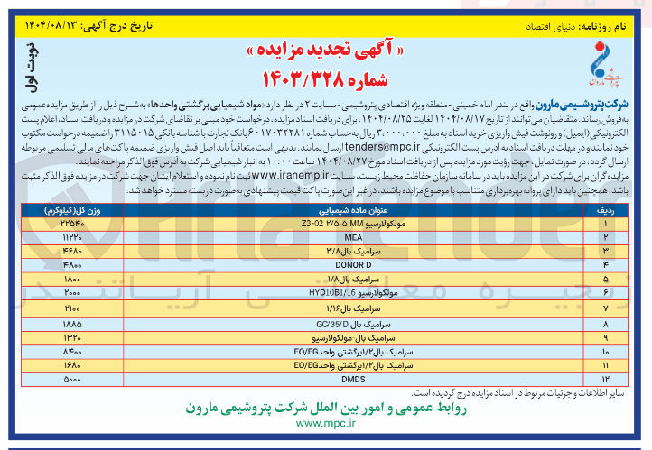 تصویر کوچک آگهی سرامیک بال ۳/۸ 
