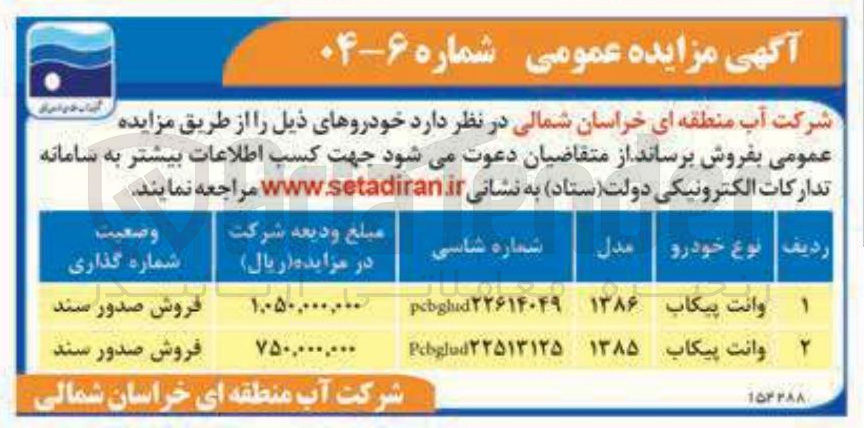 تصویر کوچک آگهی فروش خودرو در 2 ردیف